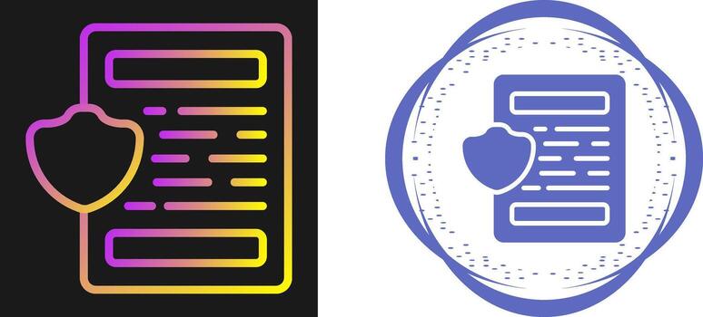 icono de vector de documento
