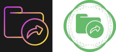 icono de vector de carpeta