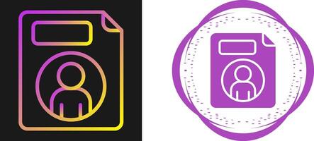 Personal File Vector Icon
