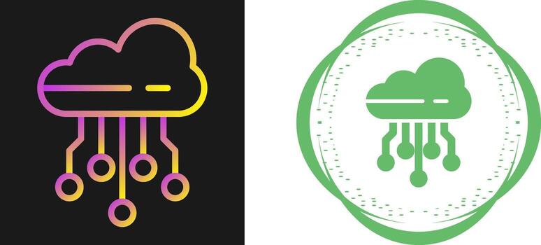 Cloud Computing Vector Icon