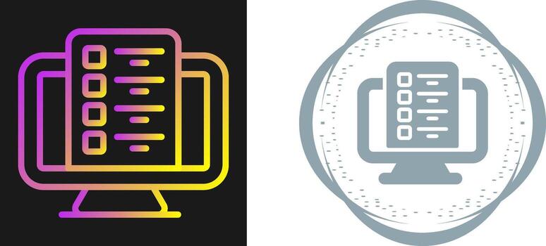 Computer Vector Icon