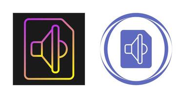 Audio File Vector Icon