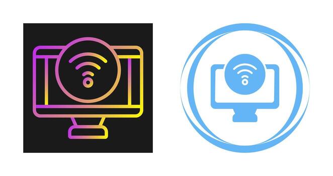 Computer Vector Icon