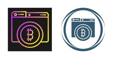 Bitcoin Vector Icon