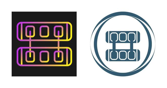 icono de vector de interruptor de red