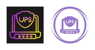 UPS vector icono