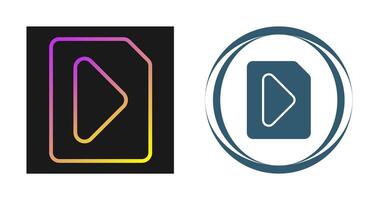 vídeo archivo vector icono
