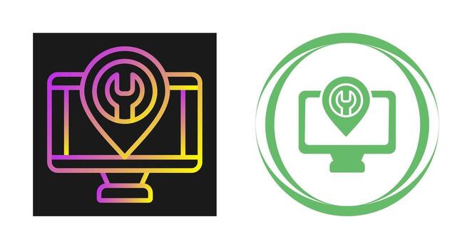 Computer Vector Icon