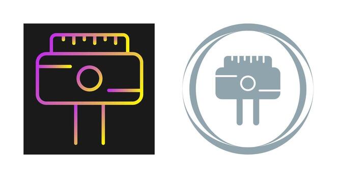 icono de vector de enchufe
