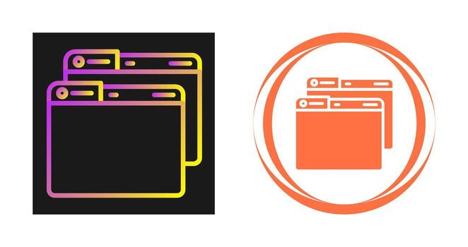 Browser Windows Vector Icon