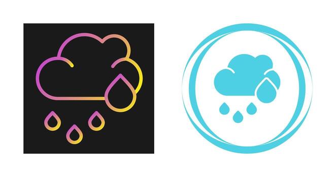 icono de vector de nube