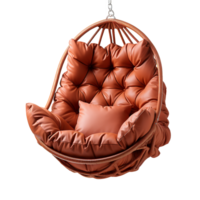 AI generated Hanging chair png isolated on transparent background