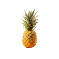 ai gegenereerd ananas PNG geïsoleerd Aan transparant achtergrond