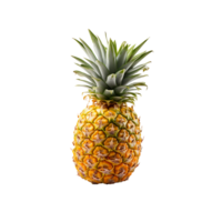 ai generato ananas png isolato su trasparente sfondo