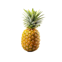 ai generiert Ananas png isoliert auf transparent Hintergrund