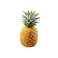 ai generiert Ananas png isoliert auf transparent Hintergrund