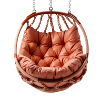 AI generated Hanging chair png isolated on transparent background