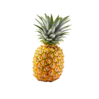 ai genererad ananas png isolerat på transparent bakgrund