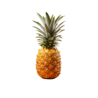 ai generiert Ananas png isoliert auf transparent Hintergrund