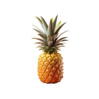 ai generato ananas png isolato su trasparente sfondo