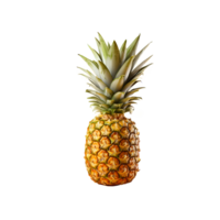 AI generated Pineapple png isolated on transparent background