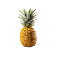 ai genererad ananas png isolerat på transparent bakgrund