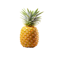 ai generato ananas png isolato su trasparente sfondo