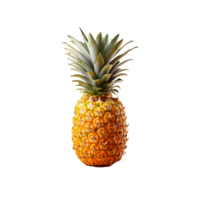 ai generato ananas png isolato su trasparente sfondo