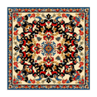 AI generated Traditional carpet isolated on transparent background png