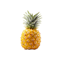 ai generiert Ananas png isoliert auf transparent Hintergrund