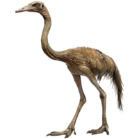 ai genererad pharusrhacos dinosaurie isolerat på transparent bakgrund png