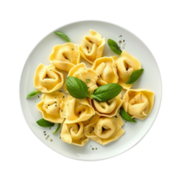 ai generado italiano relleno pasta aislado en transparente antecedentes png