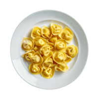 AI generated Italian stuffed pasta isolated on transparent background png