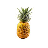 ai generiert Ananas png isoliert auf transparent Hintergrund