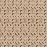 Cute coffee seamless doodles pattern design. Seamless pattern design for wallpaper, wrapping paper, fabric and texture interior background. vector