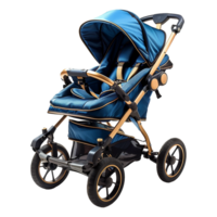 AI generated Baby stroller isolated on transparent background png