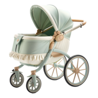 ai generiert Baby Kinderwagen isoliert auf transparent Hintergrund png