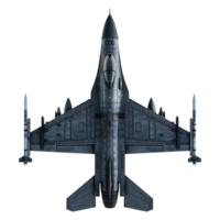 AI generated Flying Jet aircraft isolated on transparent background png