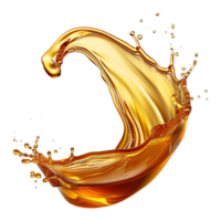 AI generated Abstract lubricant oil isolated on transparent background png