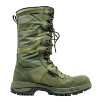 AI generated Army boot isolated on transparent background png