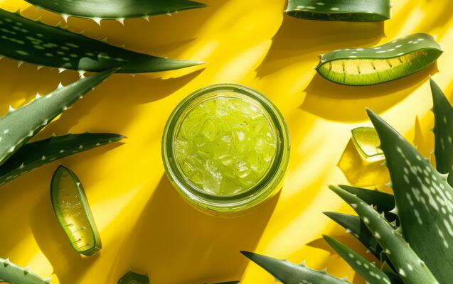 Aloe Vera Top View Stock Photos, Images and Backgrounds for Free Download