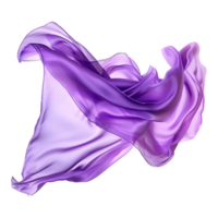 AI generated Abstract silk flying isolated on transparent background png