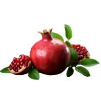 AI generated Fresh Pomegranate png isolated on transparent background