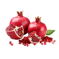 AI generated Fresh Pomegranate png isolated on transparent background