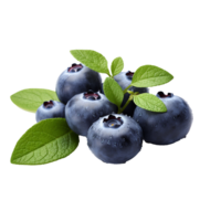 AI generated Fresh blueberry png isolated on transparent background