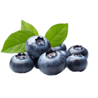 AI generated Fresh blueberry png isolated on transparent background