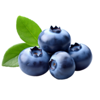 AI generated Fresh blueberry png isolated on transparent background