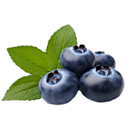 AI generated Fresh blueberry png isolated on transparent background