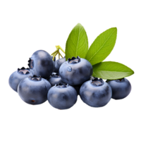 AI generated Fresh blueberry png isolated on transparent background