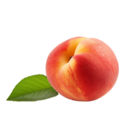 AI generated Fresh apricot png isolated on transparent background